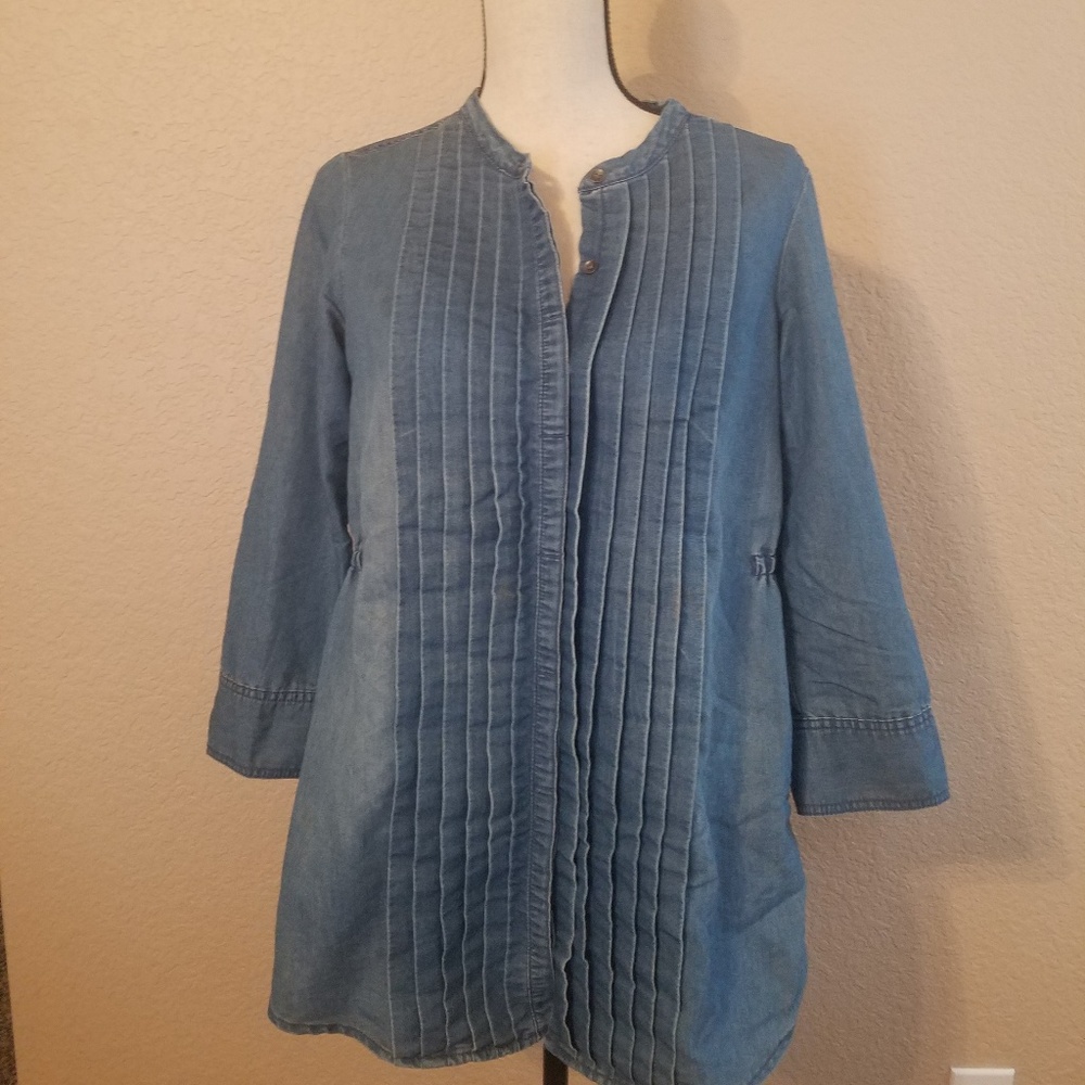 Pleated Front Top/Dress